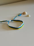 Pulsera Canarias de Tela Trenzada
