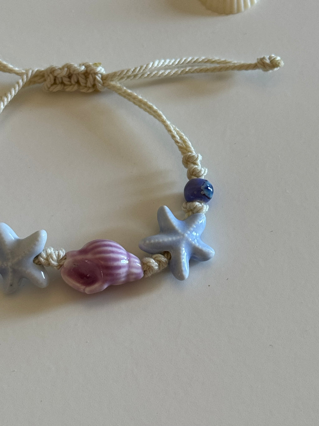 Pulsera Cerámica Caracola con Estrella