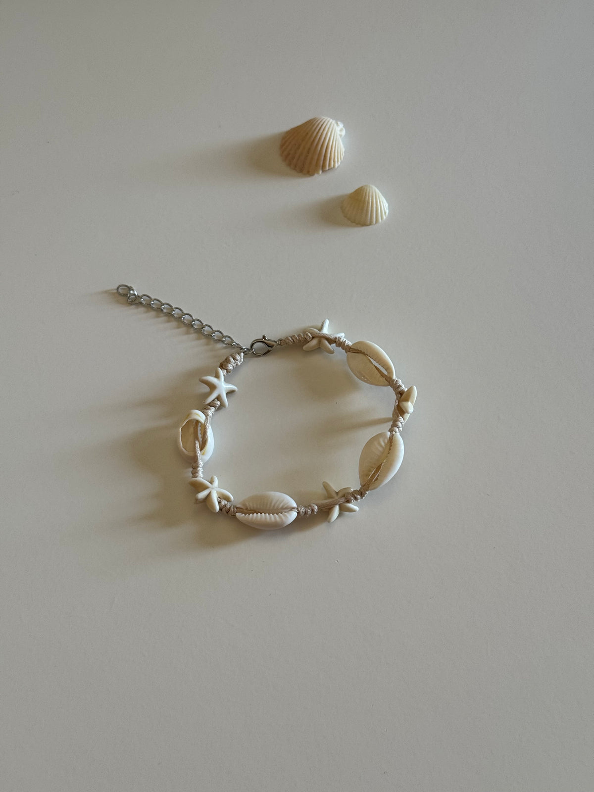 Tobillera Caracola y Estrellas