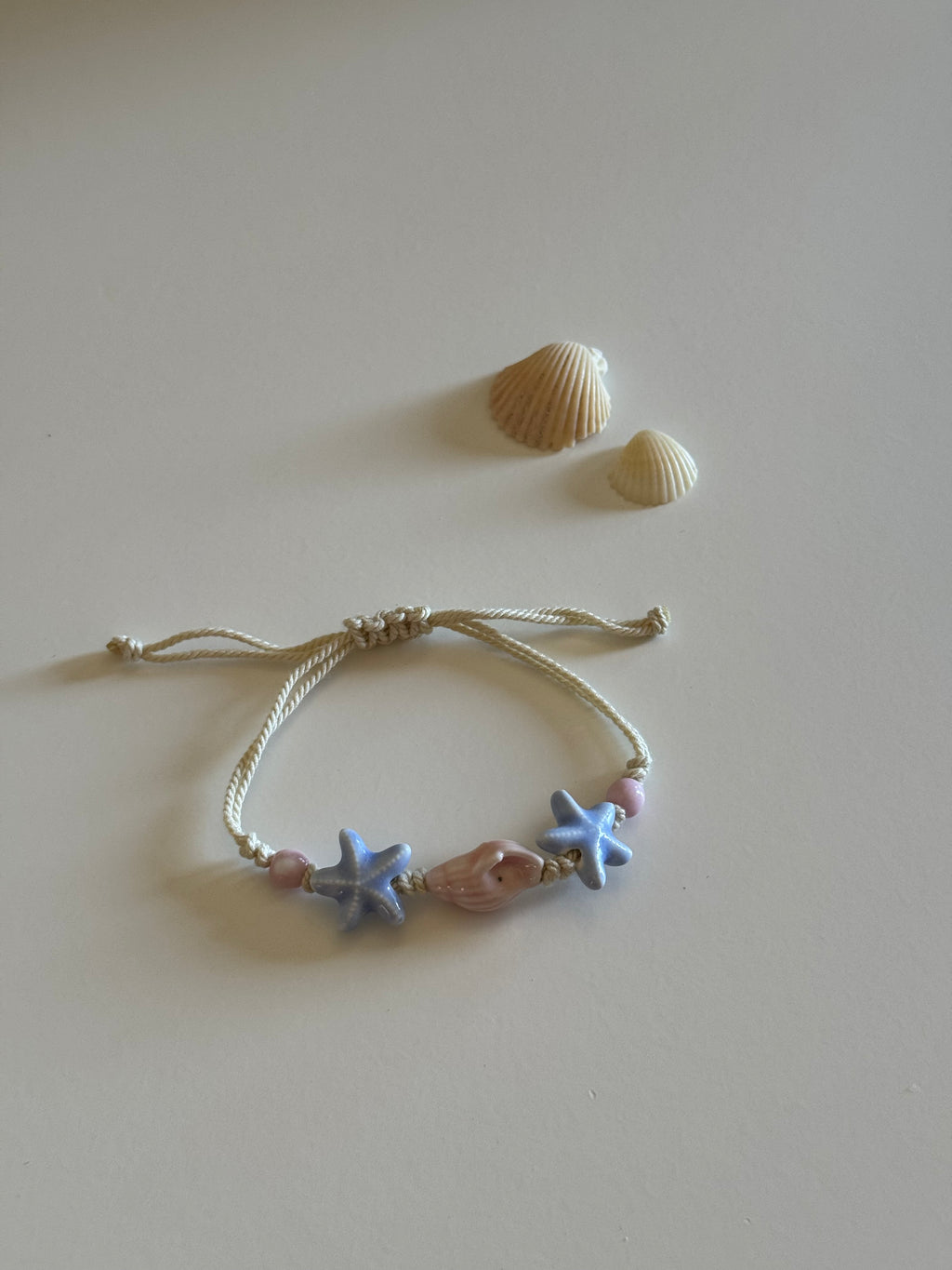 Pulsera Cerámica Caracola con Estrella
