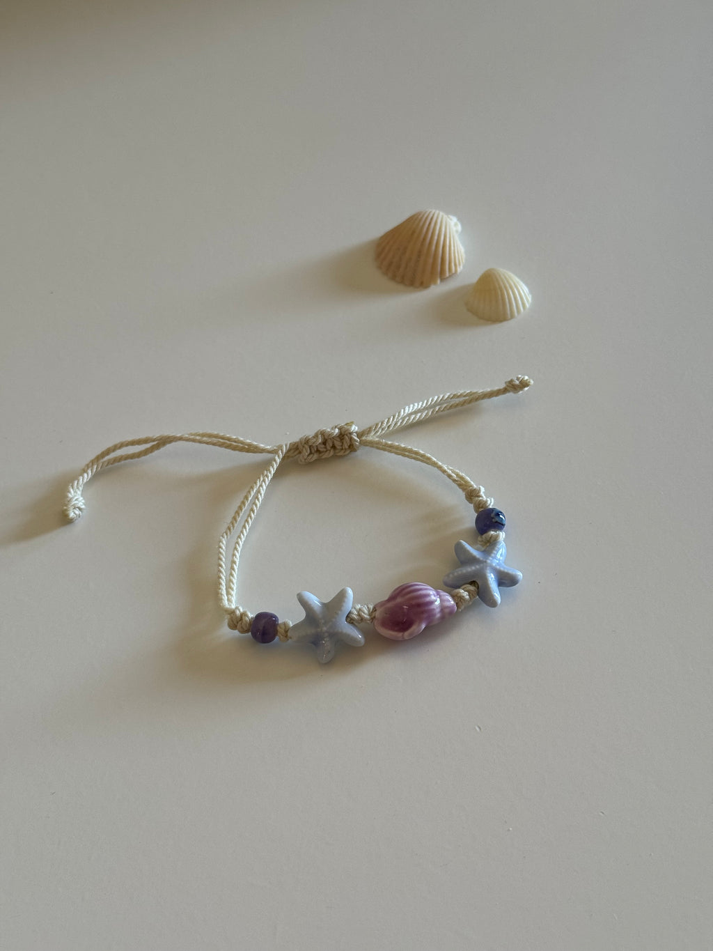 Pulsera Cerámica Caracola con Estrella