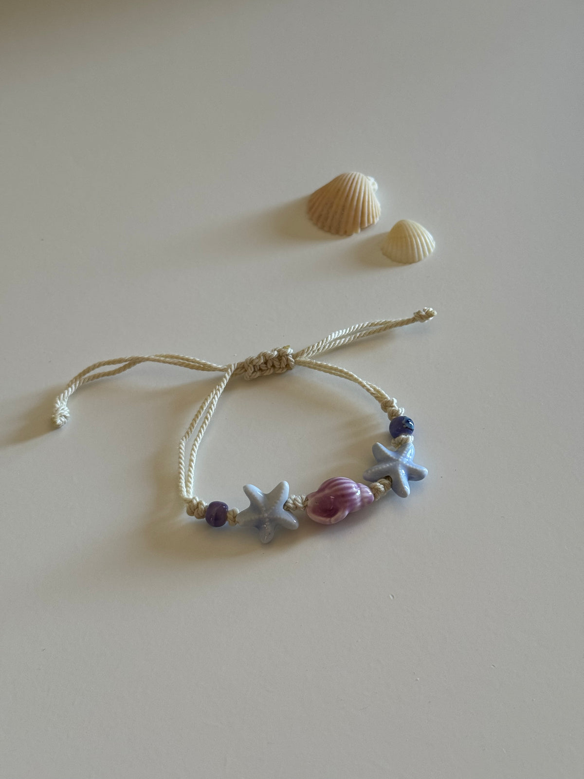 Pulsera Cerámica Caracola con Estrella