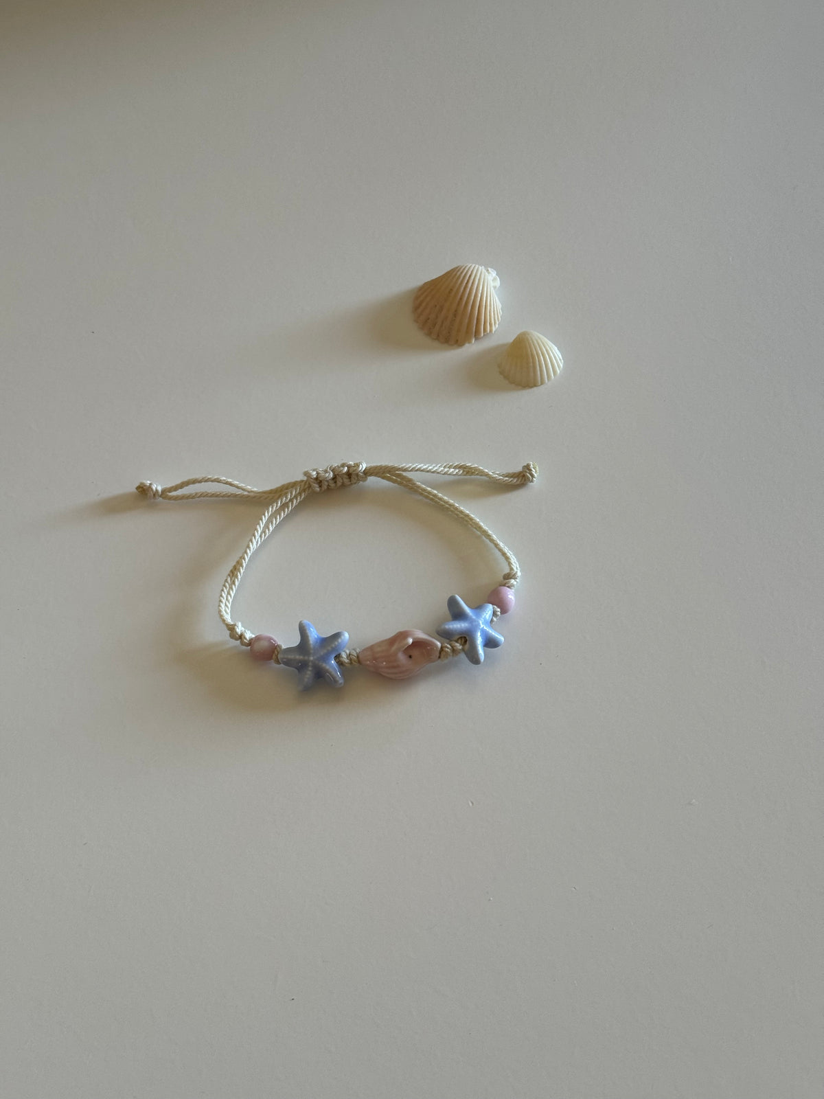 Pulsera Cerámica Caracola con Estrella