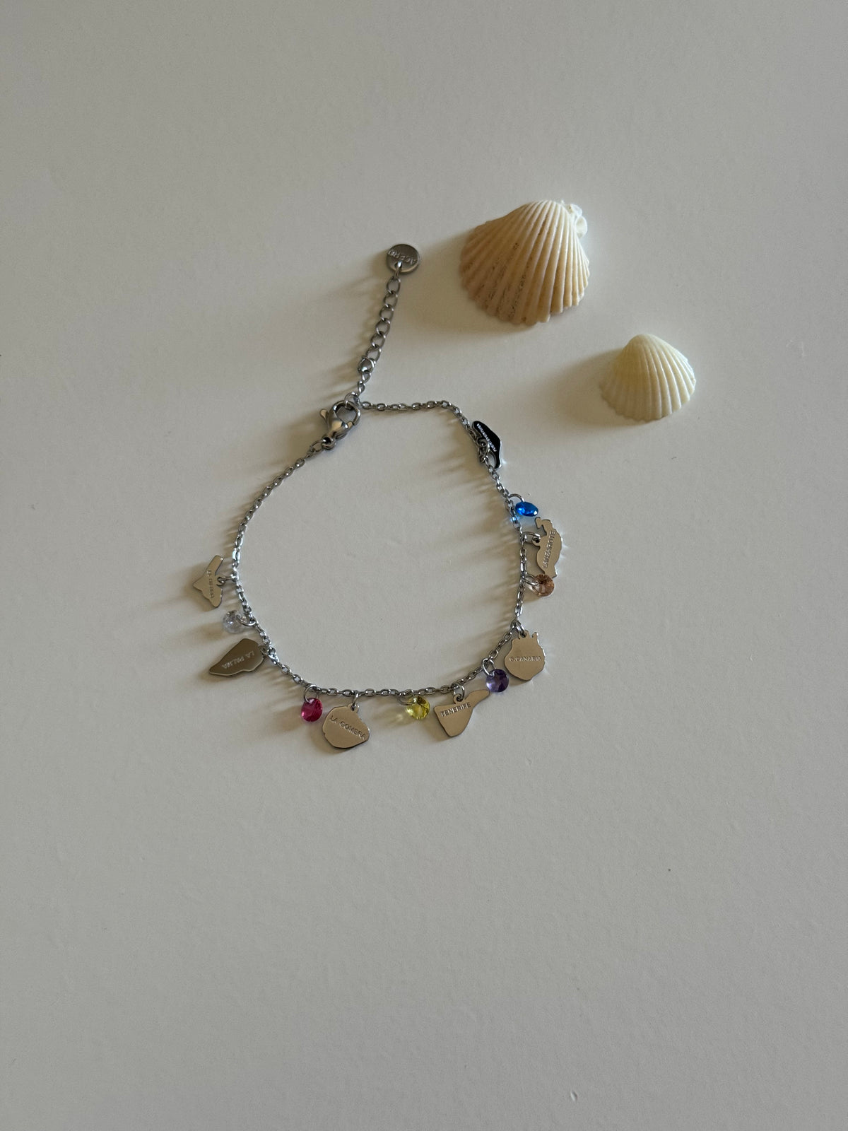 Pulsera 7 Islas Brillos de colores